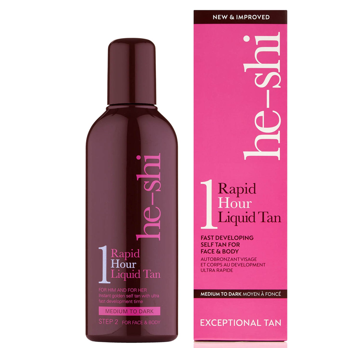 He-Shi Rapid One Hour Liquid Tan 150ML