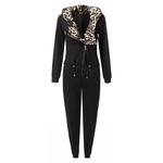 Bronzie Tanning Jumpsuit with Leopard Detail Size 8-12 | LA Image