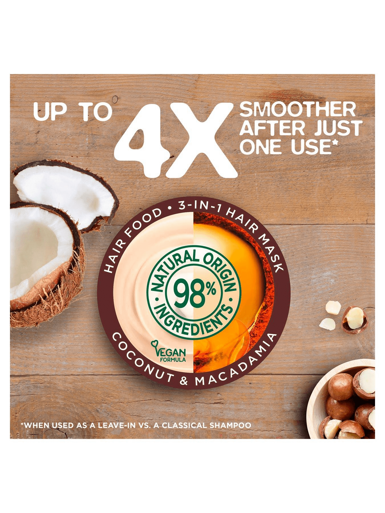Garnier Ultamate Blends 3 in 1 Hair Mask Coconut 390ml | LA Image