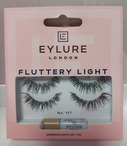 FLUTTERY LIGHT 117 FALSE EYELASHES TWIN PACK