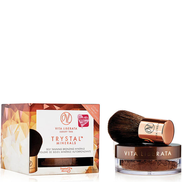 Vita Liberata Luxury Bronzing Minerals + Kabuki Brush | LA Image