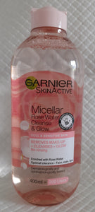 Garnier Micellar Rose Water Cleanse & Glow 400ml | LA Image