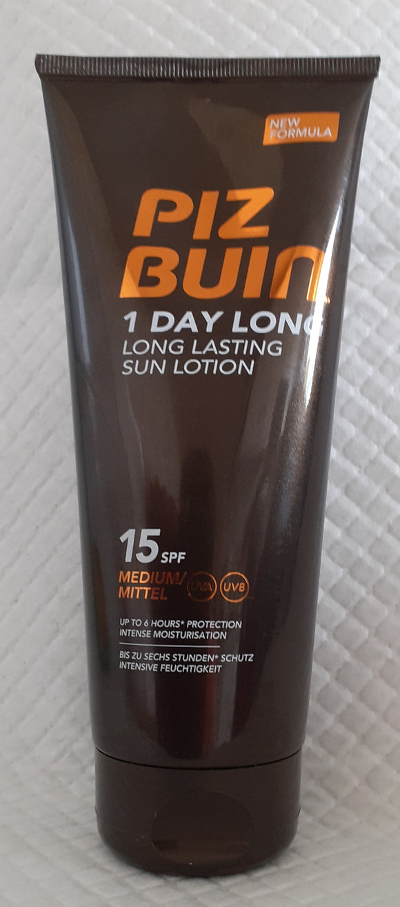 Piz Buin 1 Day Long Sun Lotion SPF 15 200 ml