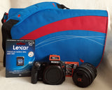 Sony Alpha A35 SLR Digital Camera & 18-55mm Lens With Camera Bag & Memory Card