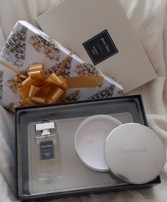 JENNY GLOW BLACKBERRY & BAY LUXURY GIANT CANDLE GIFT BOX | LA Image