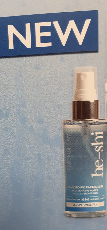 HE-SHI H20 GLOW HYALURONIC FACIAL MIST OFFER 20% OFF