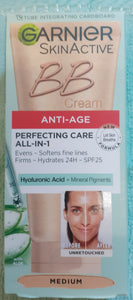 GARNIER BB cream ANTI-AGE cream medium