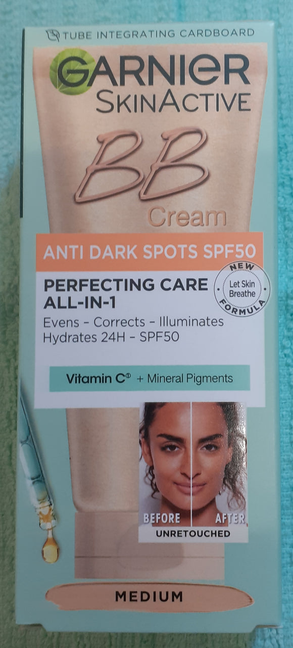 GARNIER BBcream MEDIUM anti dark spot spf50