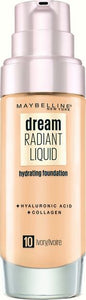 Maybelline Dream Radiant Liquid Foundation 10 Ivory