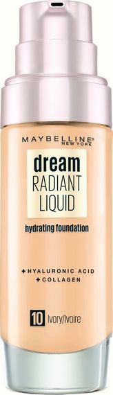 Maybelline Dream Radiant Liquid Foundation 10 Ivory