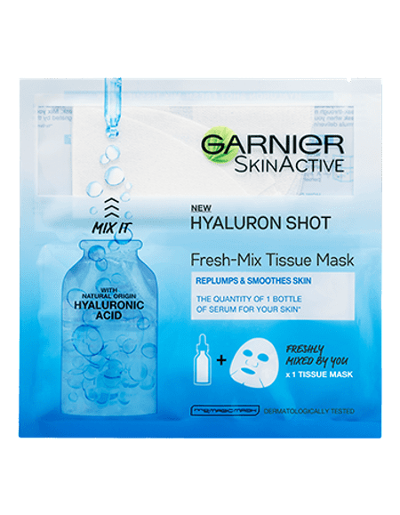Garnier Skinactive Hyaluron Shot Tissue Mask | LA Image