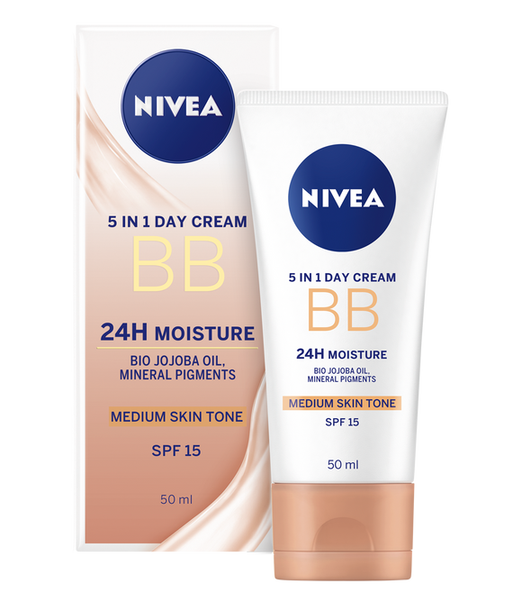 Nivea 5 IN 1 BB Day Cream Medium