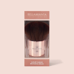 BELLAMIANTA LUXURY KABUKI BRONZING  BRUSH ROSE GOLD
