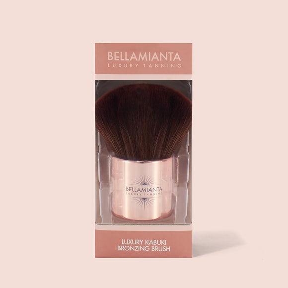 BELLAMIANTA LUXURY KABUKI BRONZING  BRUSH ROSE GOLD