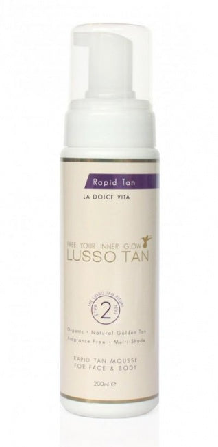 LUSSO TAN RAPID TAN MOUSSE + FREE TAN REMOVAL MOUSSE | LA Image