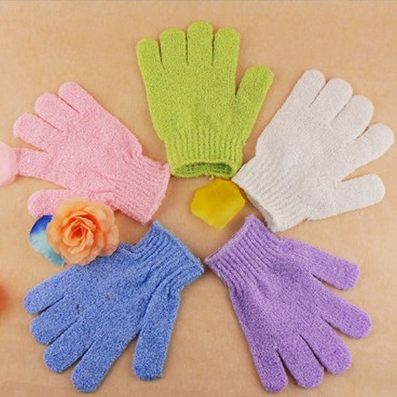 Pair of Shower Bath Exfoliation Gloves | LA Image